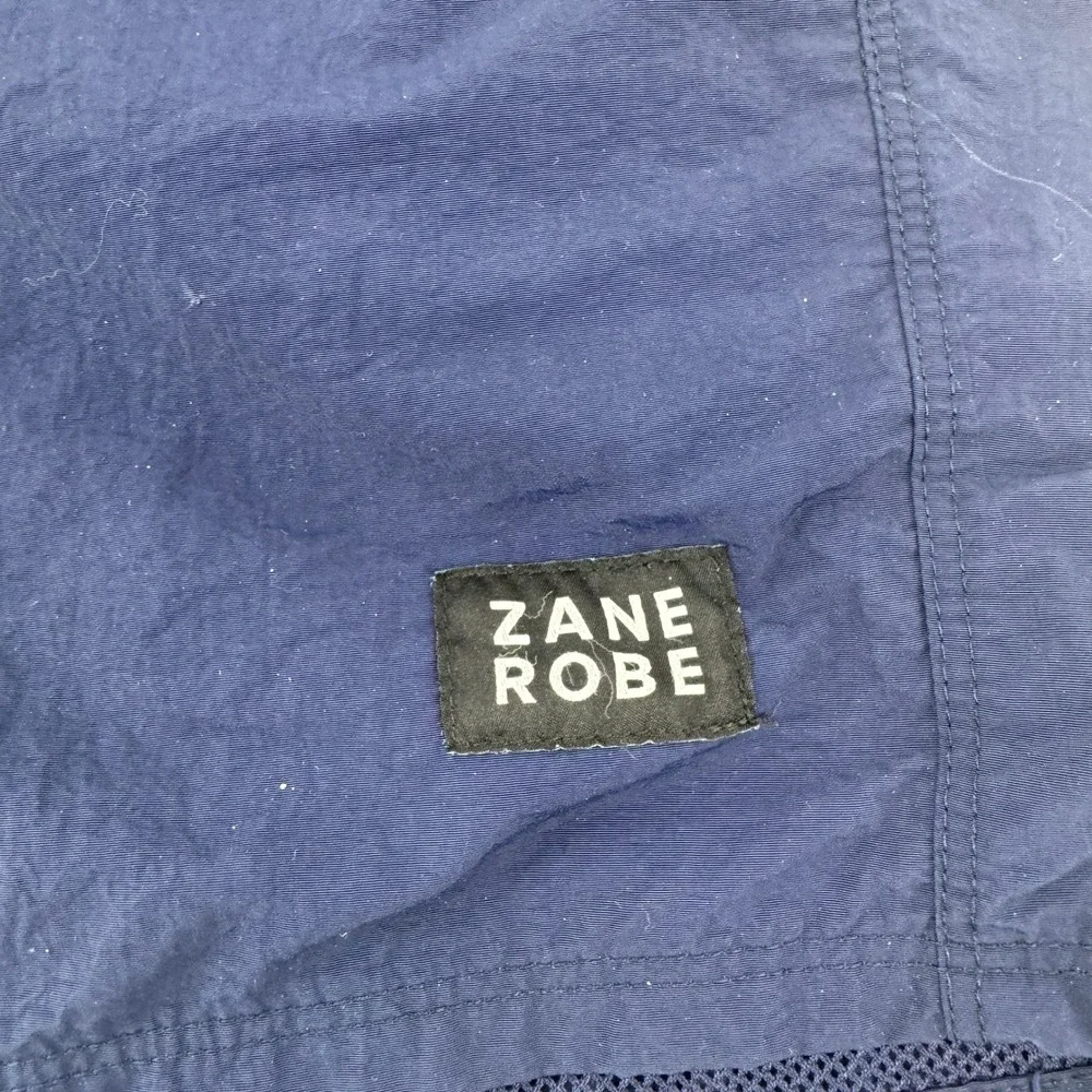 Zanerobe Shorts‎ Mens 32 Navy Blue Nylon Mesh Lined Board Trunks ZNRB-03-CRF